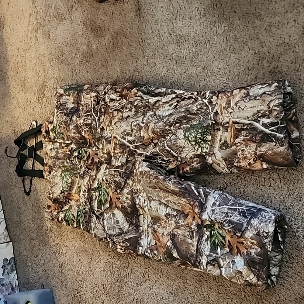 Lincoln Outfitters Realtree Men's Camo Hunting Bibs Size 4XL
